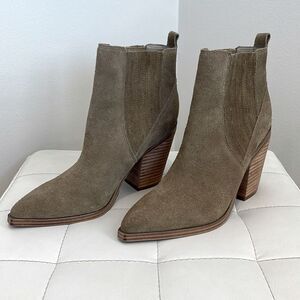 Marc Fisher Suede Booties (new in box) Size 7